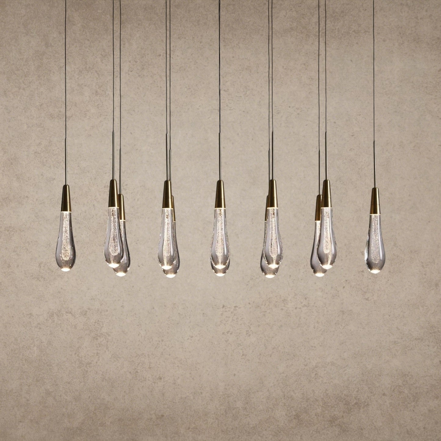 Soltaire Linear Chandelier 37 inch, 50 inch, 60 inch, 70 inch