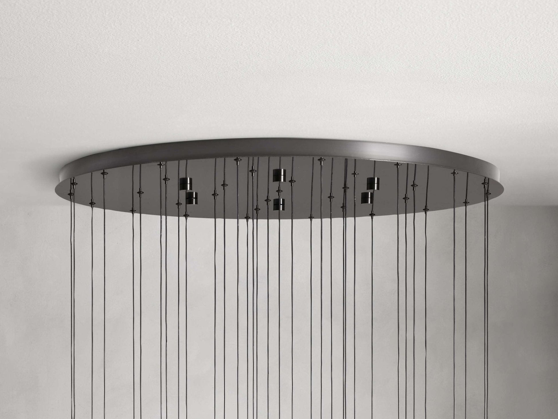 Soltaire Modern 17'' 24'' 36'' 58'' Round Chandelier Lighting - GILDLAMPS