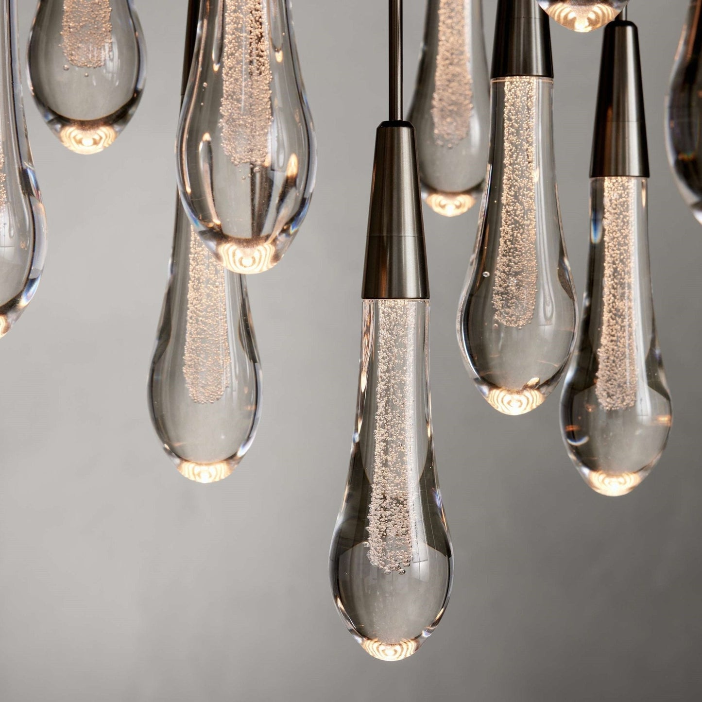 Soltaire Modern 17'' 24'' 36'' 58'' Round Chandelier Lighting - GILDLAMPS