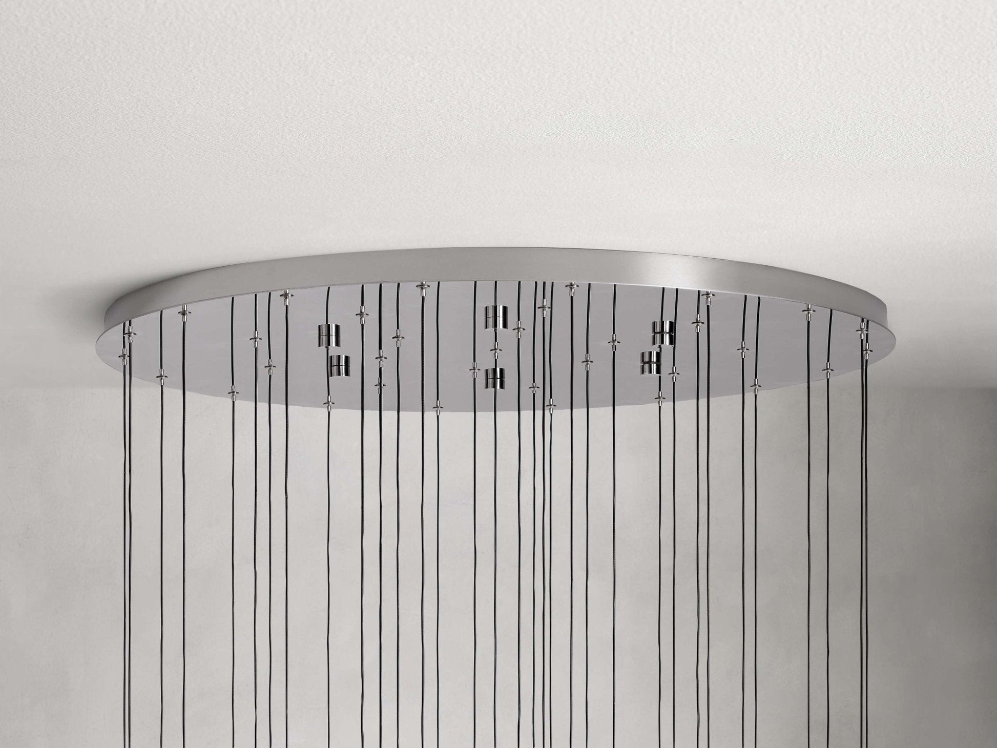 Soltaire Modern 17'' 24'' 36'' 58'' Round Chandelier Lighting - GILDLAMPS