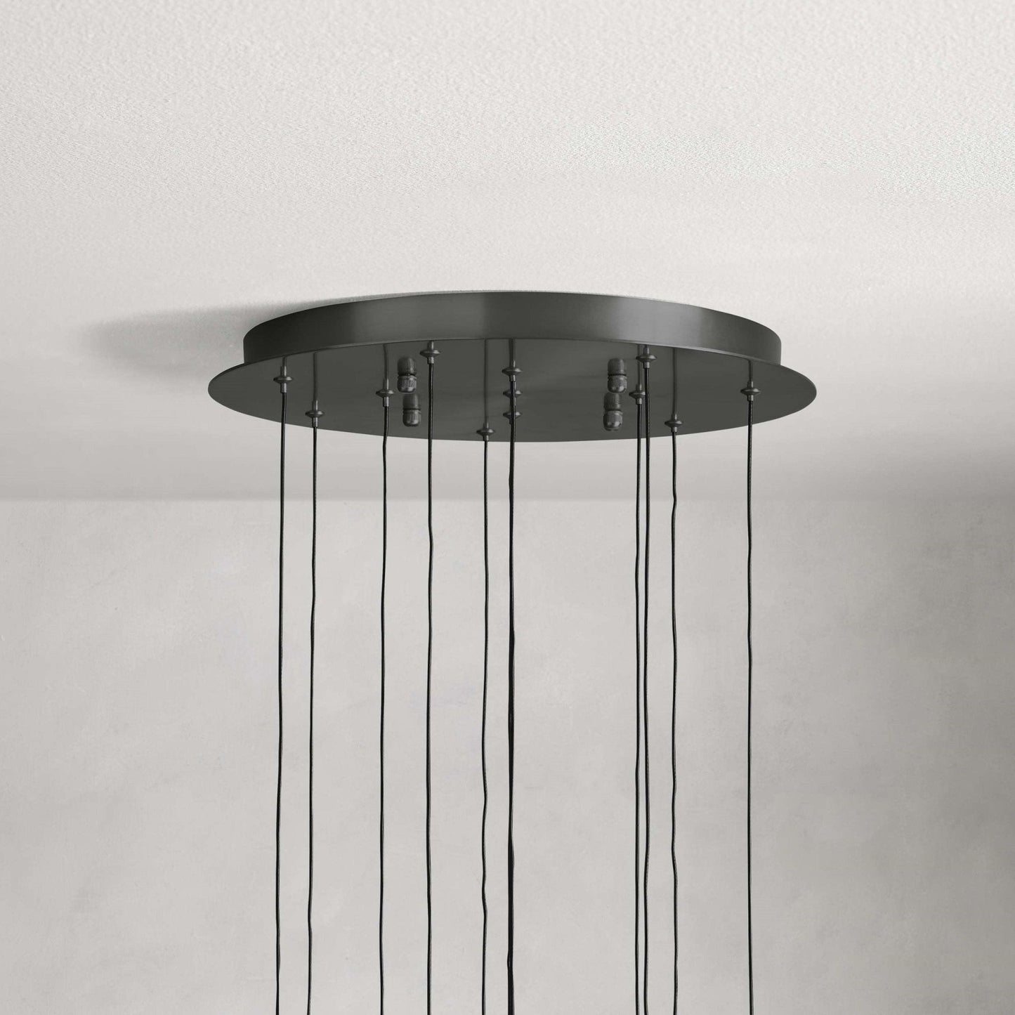Soltaire Modern 17'' 24'' 36'' 58'' Round Chandelier Lighting - GILDLAMPS