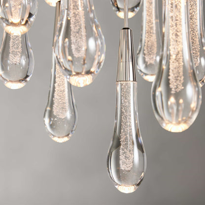 Soltaire Modern 17'' 24'' 36'' 58'' Round Chandelier Lighting - GILDLAMPS
