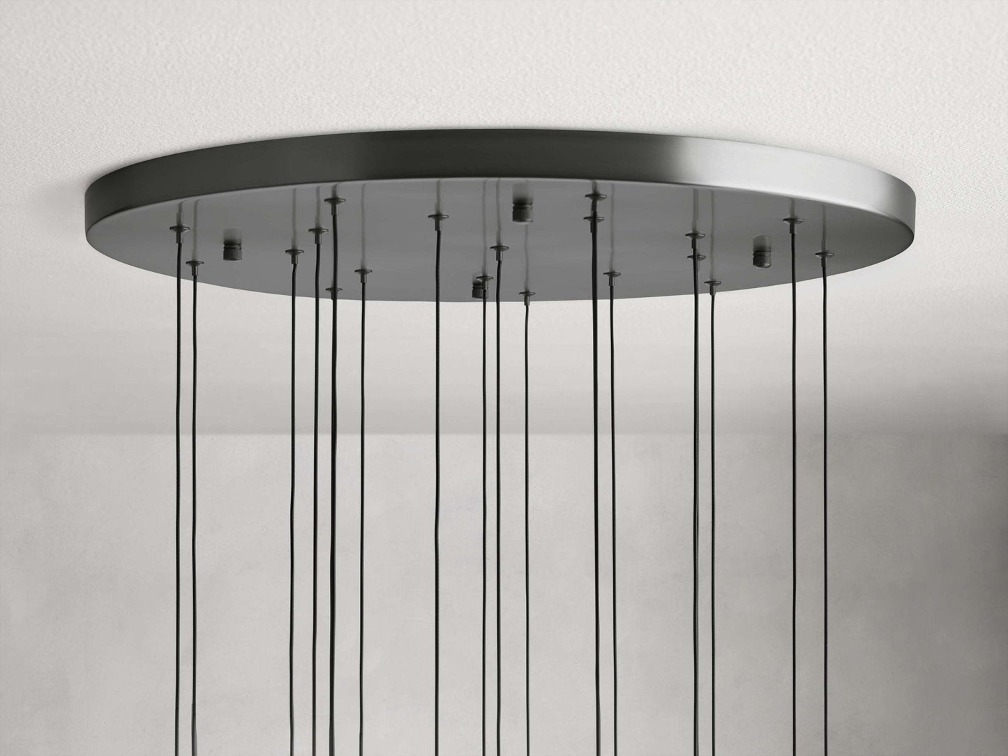 Soltaire Modern 17'' 24'' 36'' 58'' Round Chandelier Lighting - GILDLAMPS