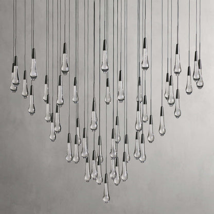 Soltaire Modern 17'' 24'' 36'' 58'' Round Chandelier Lighting - GILDLAMPS