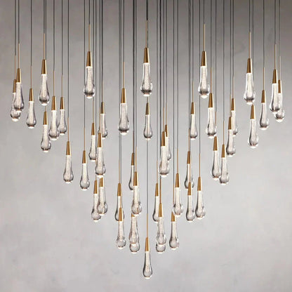 Soltaire Modern 17'' 24'' 36'' 58'' Round Chandelier Lighting - GILDLAMPS