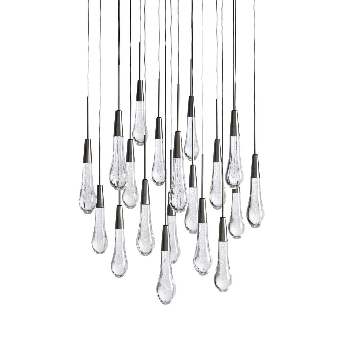 Soltaire Modern 17'' 24'' 36'' 58'' Round Chandelier Lighting - GILDLAMPS