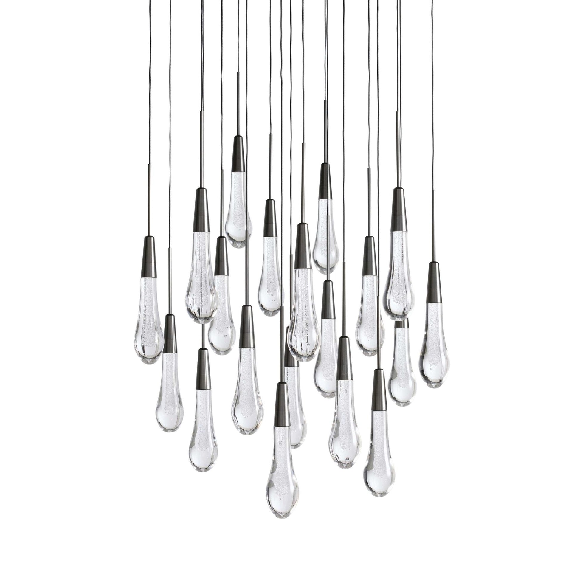 Soltaire Modern 17'' 24'' 36'' 58'' Round Chandelier Lighting - GILDLAMPS