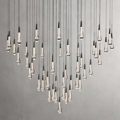 Soltaire Modern 17'' 24'' 36'' 58'' Round Chandelier Lighting - GILDLAMPS