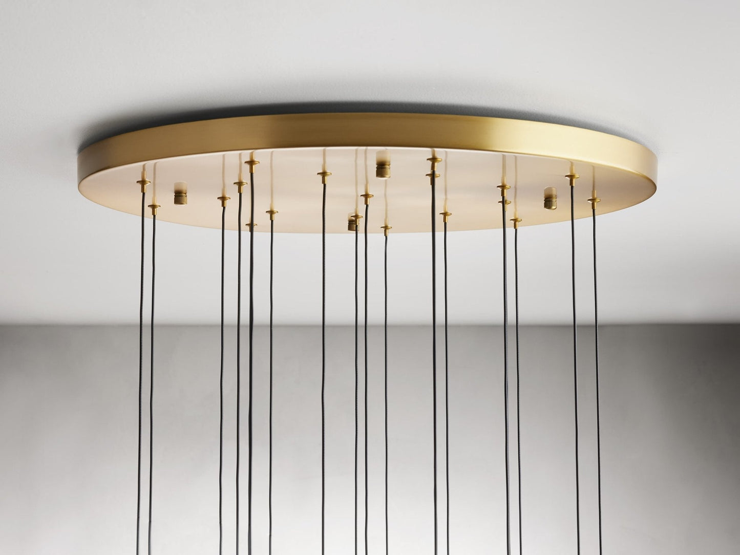 Soltaire Modern 17'' 24'' 36'' 58'' Round Chandelier Lighting - GILDLAMPS