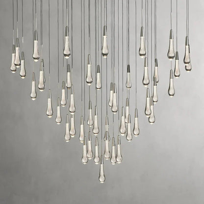 Soltaire Modern 17'' 24'' 36'' 58'' Round Chandelier Lighting - GILDLAMPS
