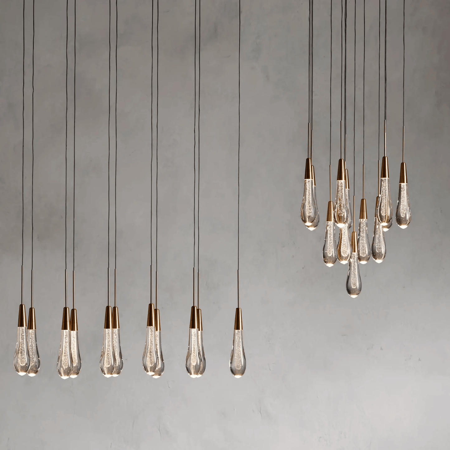 Soltaire Modern Pendant 13"H - GILDLAMPS