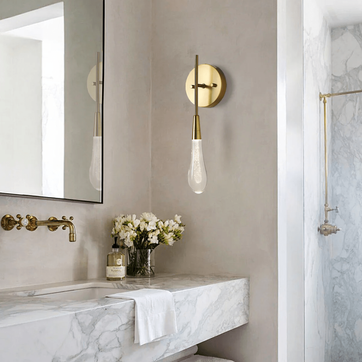 Soltaire Modern Wall Sconce 5"W - GILDLAMPS