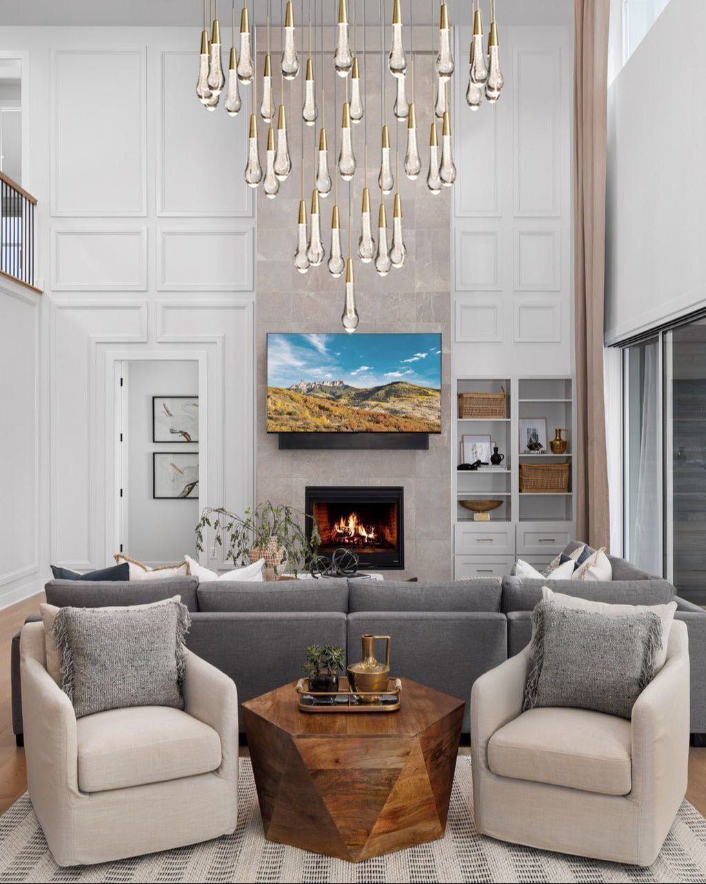 Soltaire Round Chandelier - GILDLAMPS
