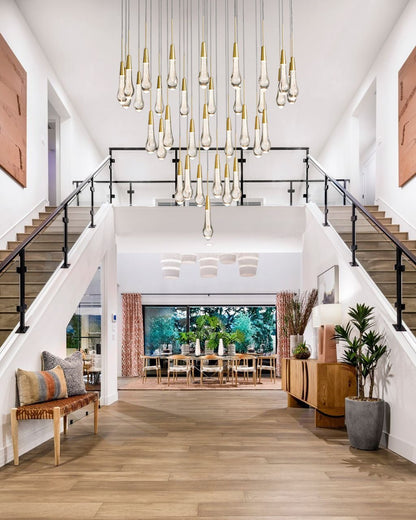 Soltaire Round Chandelier - GILDLAMPS