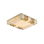 Square Alabaster Ceiling Lamps - GILDLAMPS