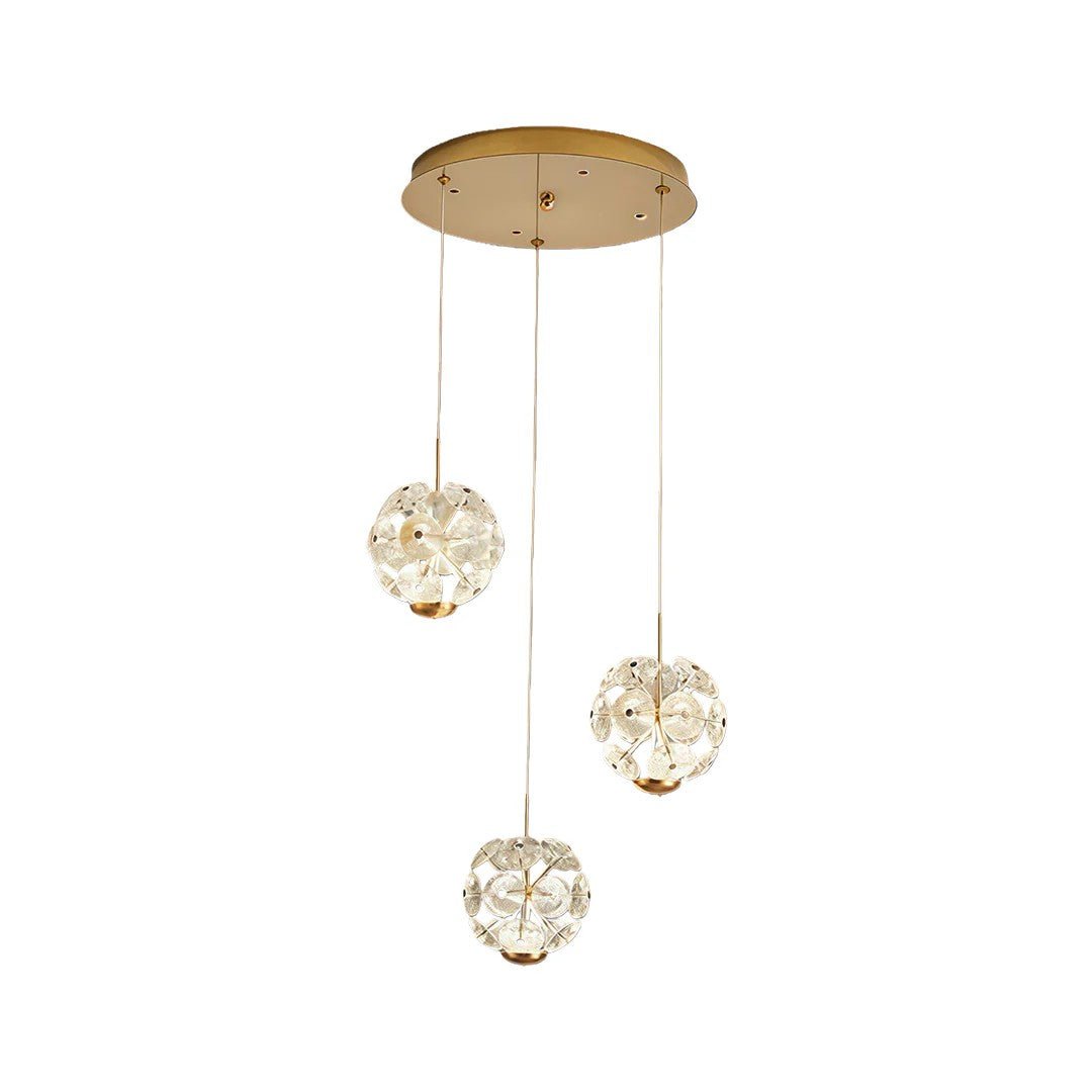 Staircase Crystal Chandelier Modern Luxury High Ceiling Light - GILDLAMPS