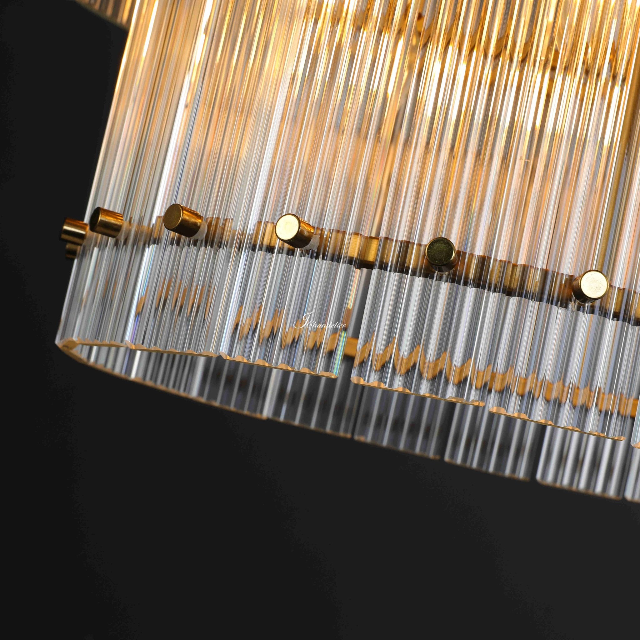 Sun Marcus 2-Tier Round Chandelier 22" - GILDLAMPS