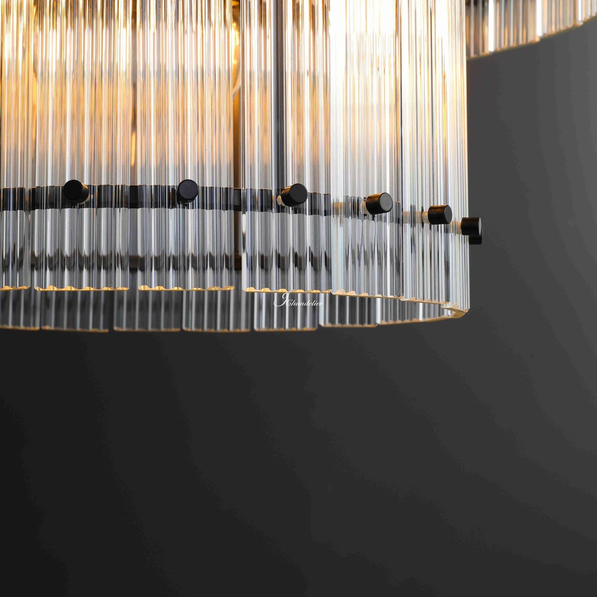 Sun Marcus 2-Tier Round Chandelier 37" - GILDLAMPS
