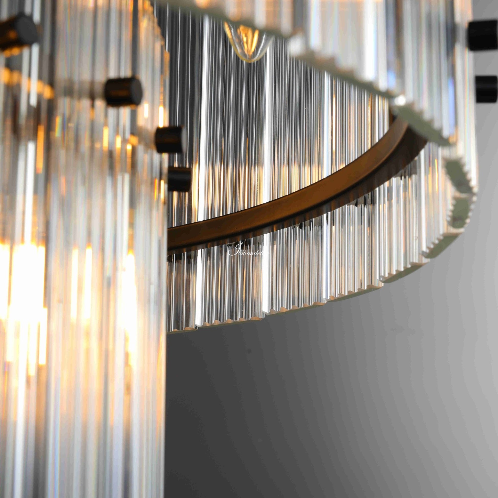 Sun Marcus 2-Tier Round Chandelier 37" - GILDLAMPS