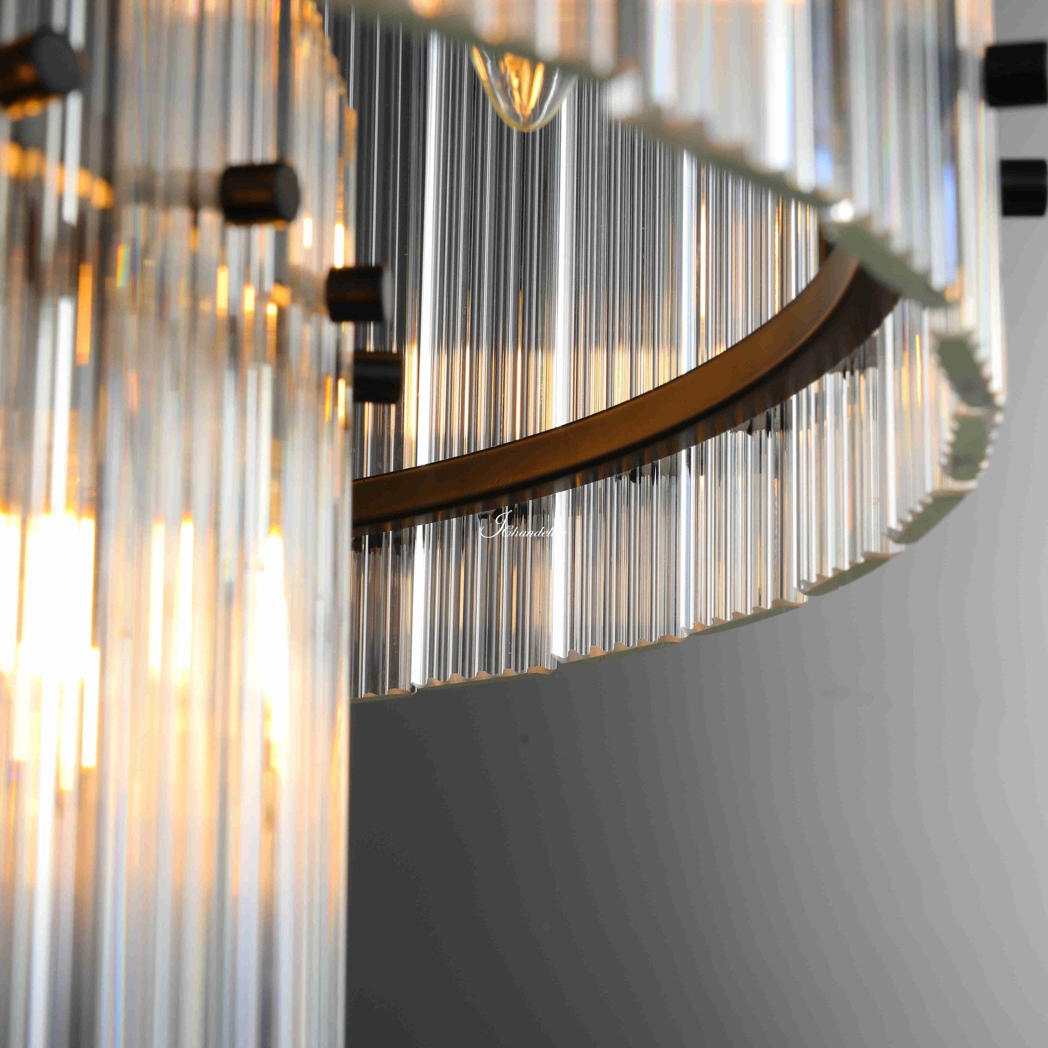 Sun Marcus 2-Tier Round Chandelier 37" - GILDLAMPS
