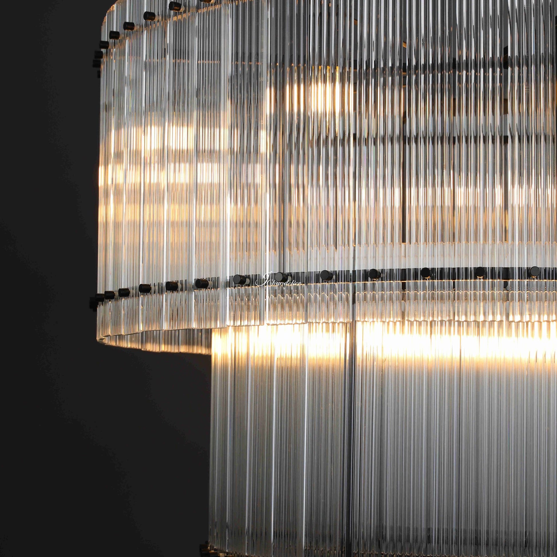 Sun Marcus 2-Tier Round Chandelier 48" - GILDLAMPS