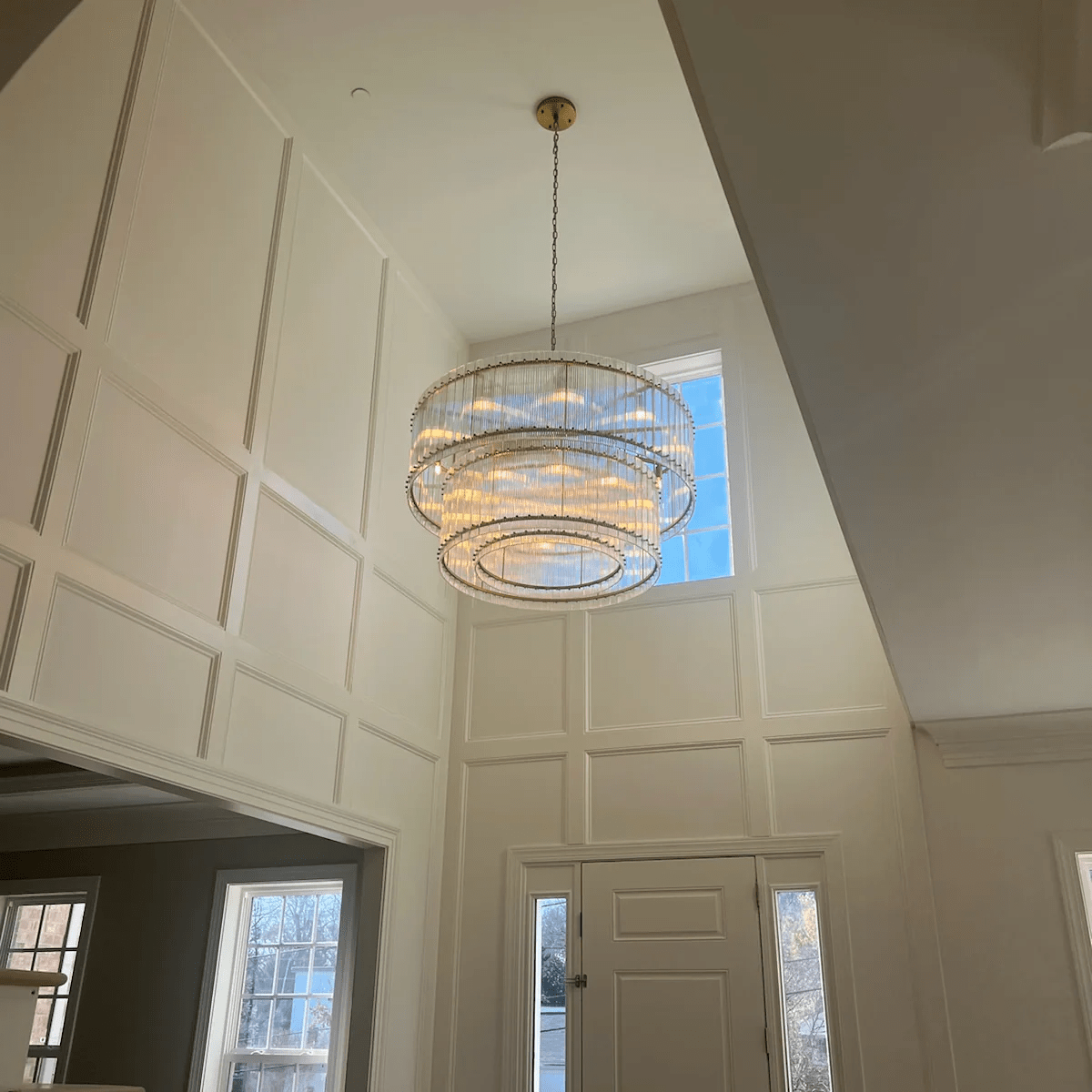 Sun Marcus 2-Tier Round Chandelier 60" - GILDLAMPS