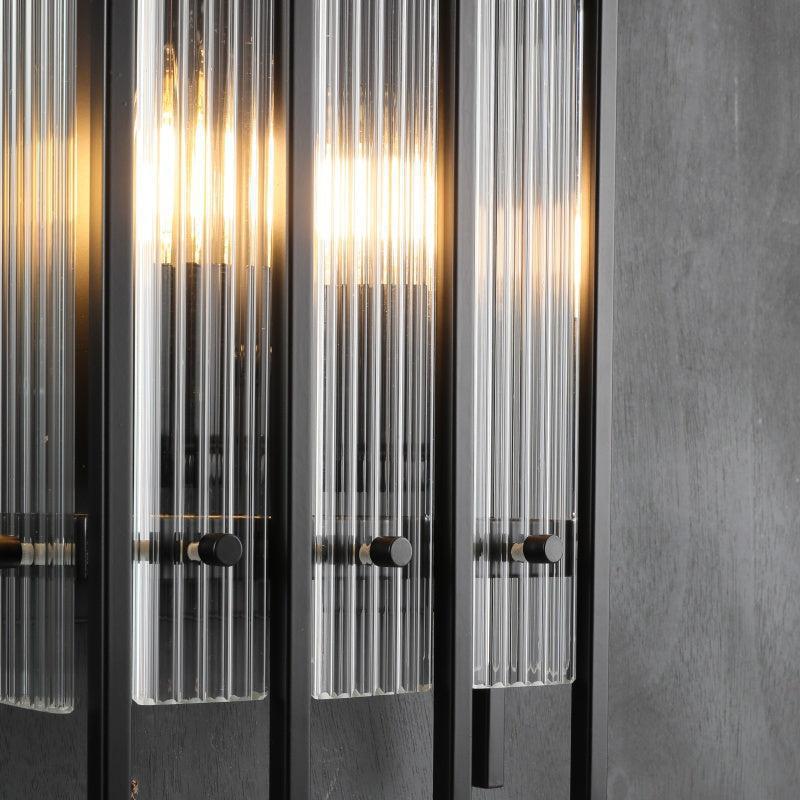 Sun Marcus Glass Rectangular Wall Sconce - GILDLAMPS