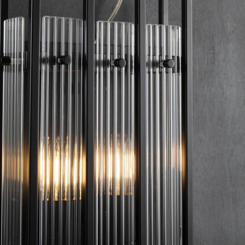 Sun Marcus Glass Rectangular Wall Sconce - GILDLAMPS