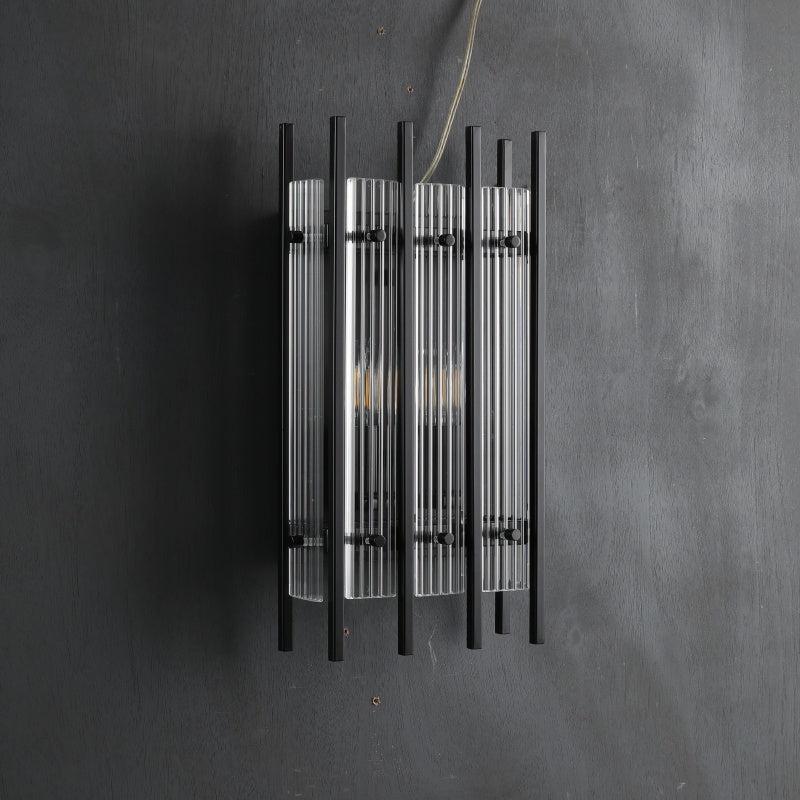 Sun Marcus Glass Rectangular Wall Sconce - GILDLAMPS