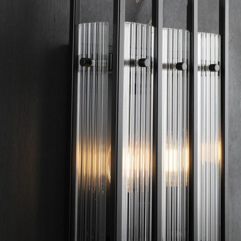 Sun Marcus Glass Rectangular Wall Sconce - GILDLAMPS