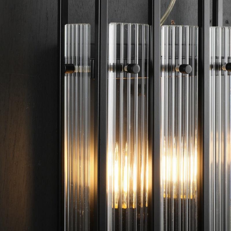 Sun Marcus Glass Rectangular Wall Sconce - GILDLAMPS