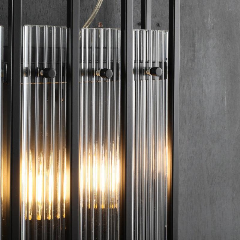 Sun Marcus Glass Rectangular Wall Sconce - GILDLAMPS