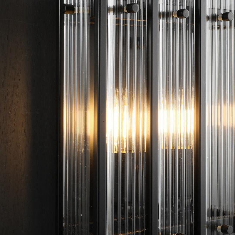 Sun Marcus Glass Rectangular Wall Sconce - GILDLAMPS