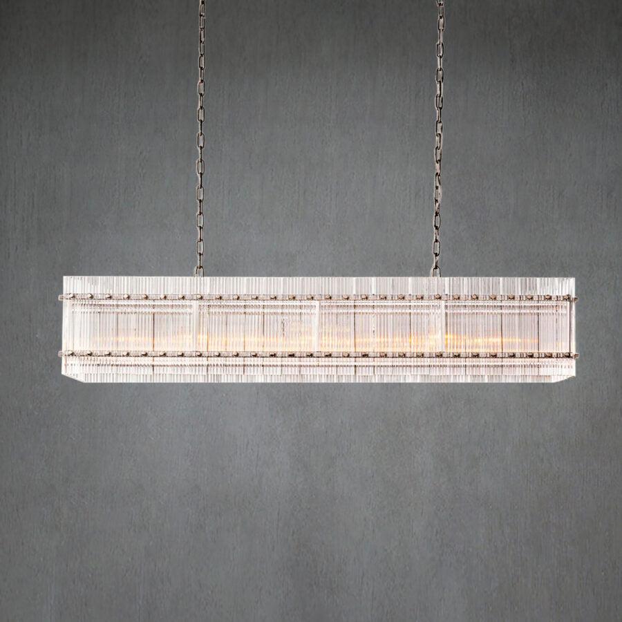 Sun Marcus Recatangular Chandelier 54"72" - GILDLAMPS