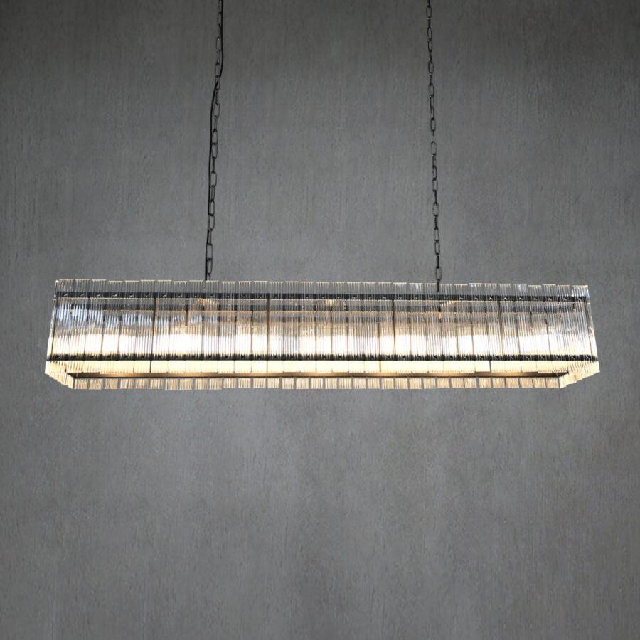 Sun Marcus Recatangular Chandelier 54"72" - GILDLAMPS