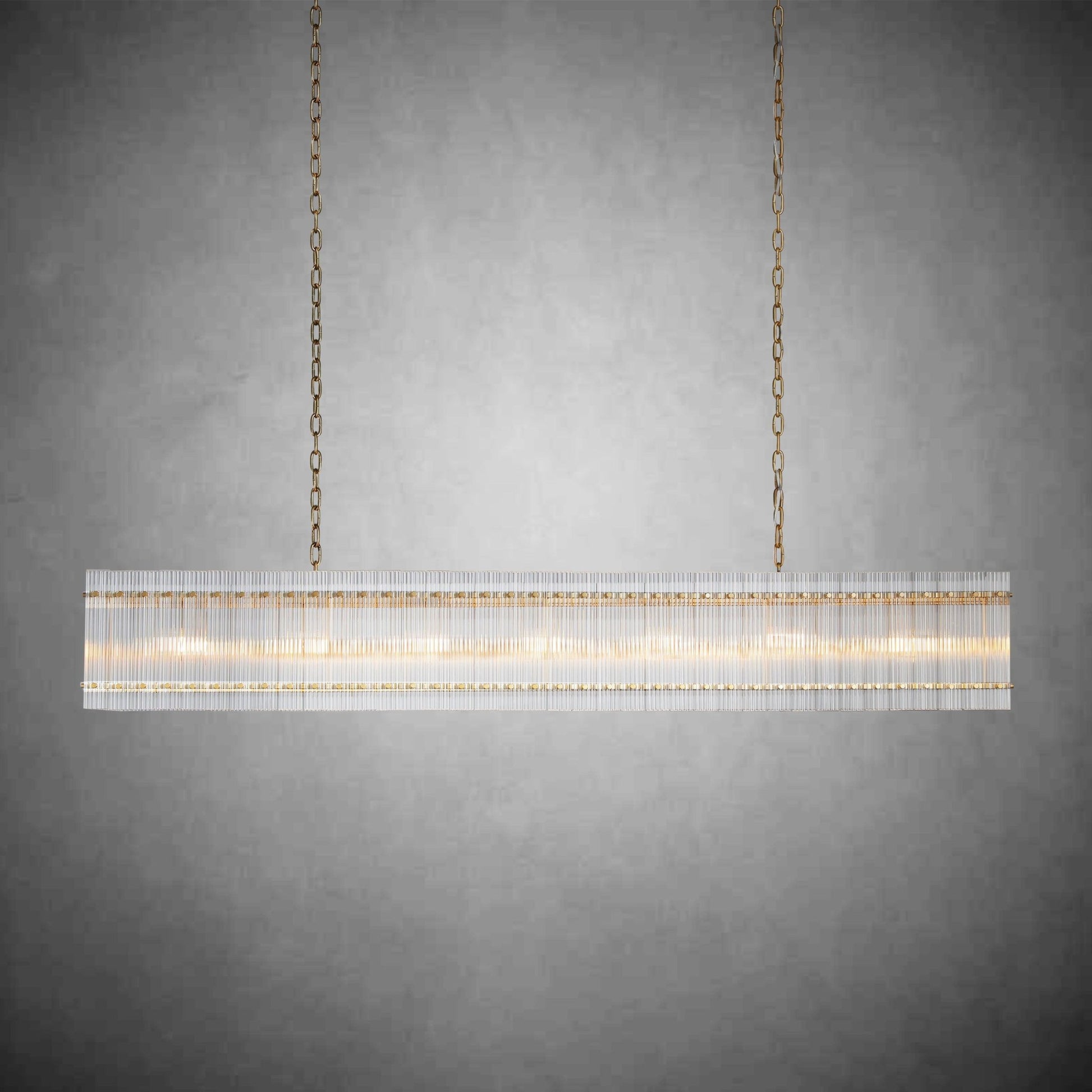 Sun Marcus Recatangular Chandelier 54"72" - GILDLAMPS