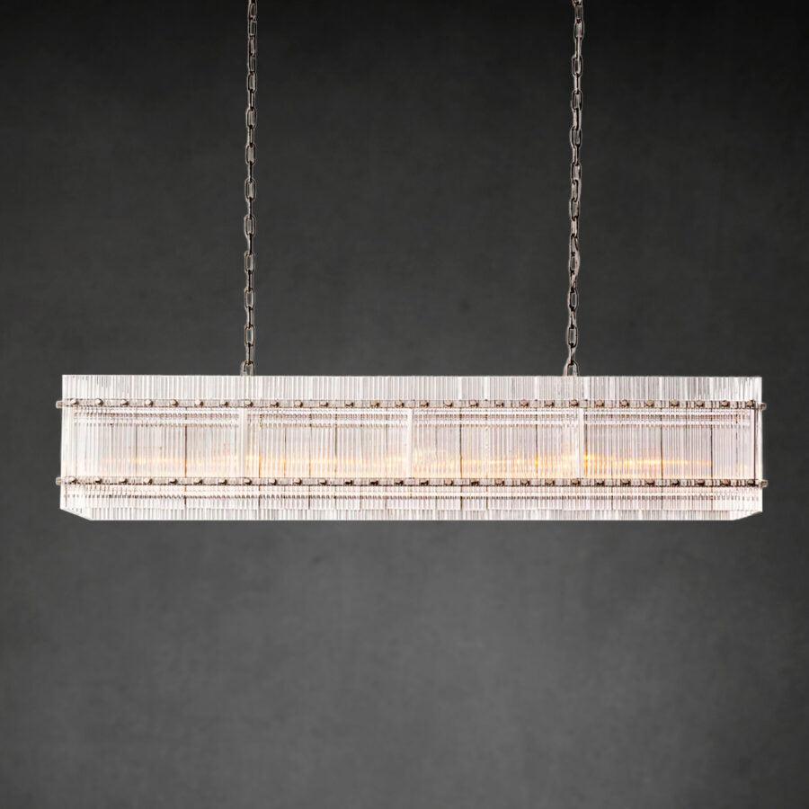 Sun Marcus Recatangular Chandelier 54"72" - GILDLAMPS
