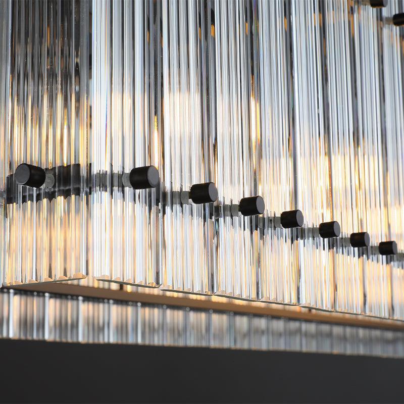 Sun Marcus Recatangular Chandelier 54"72" - GILDLAMPS