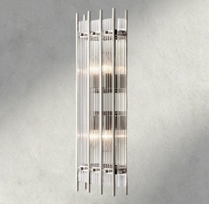 Sun Merca Grand Rectangular Sconce - GILDLAMPS