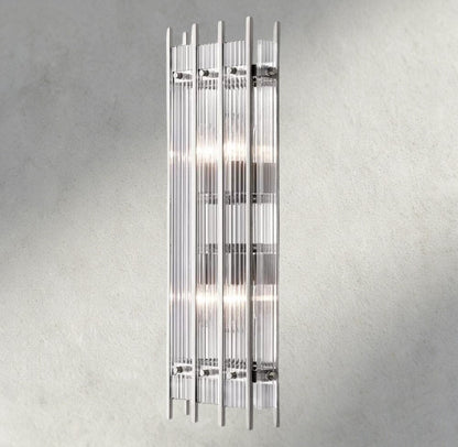 Sun Merca Grand Rectangular Sconce - GILDLAMPS