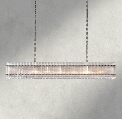 Sun Merca Rectangular Chandelier 54", 72" - GILDLAMPS