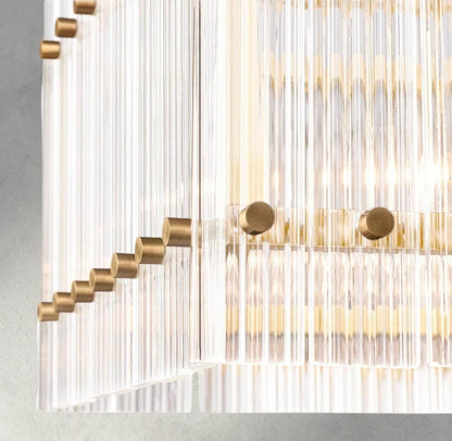 Sun Merca Rectangular Chandelier 54", 72" - GILDLAMPS