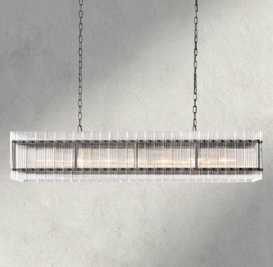 Sun Merca Rectangular Chandelier 54", 72" - GILDLAMPS