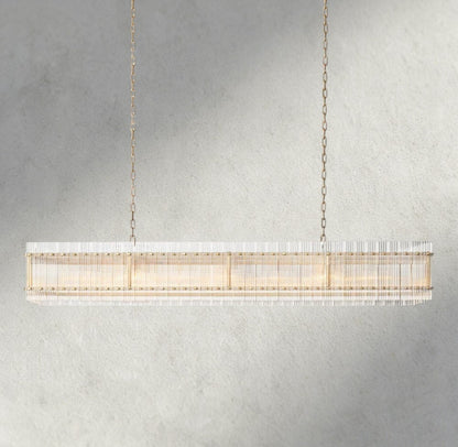Sun Merca Rectangular Chandelier 54", 72" - GILDLAMPS