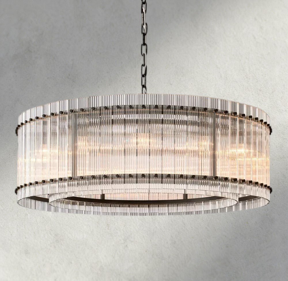 Sun Merca Round Chandelier 22", 37", 48", 60" - GILDLAMPS