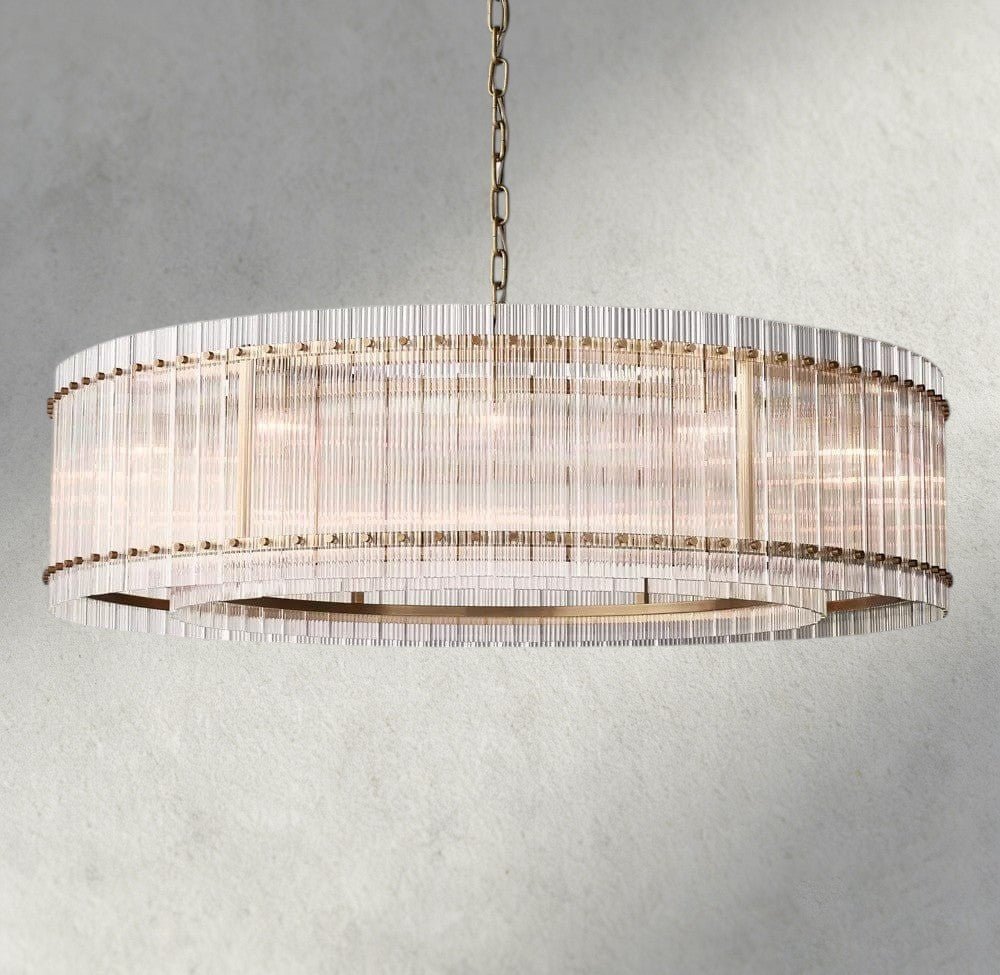 Sun Merca Round Chandelier 22", 37", 48", 60" - GILDLAMPS