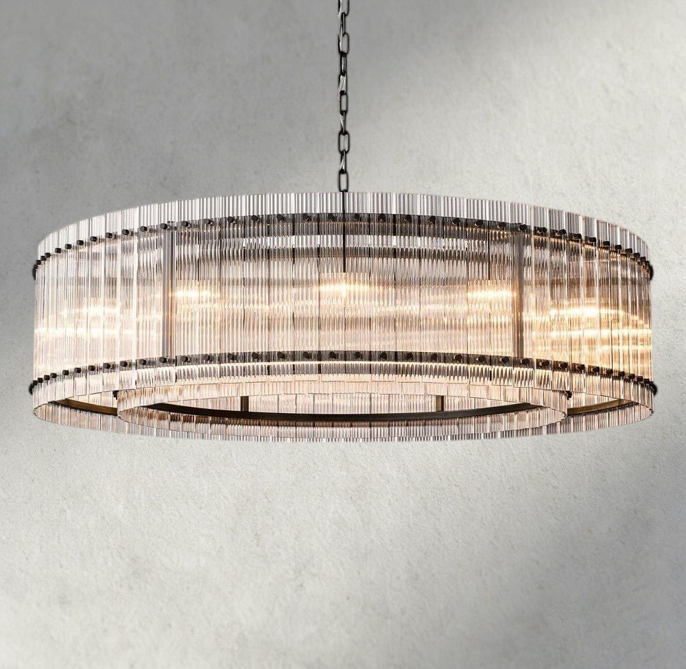 Sun Merca Round Chandelier 22", 37", 48", 60" - GILDLAMPS