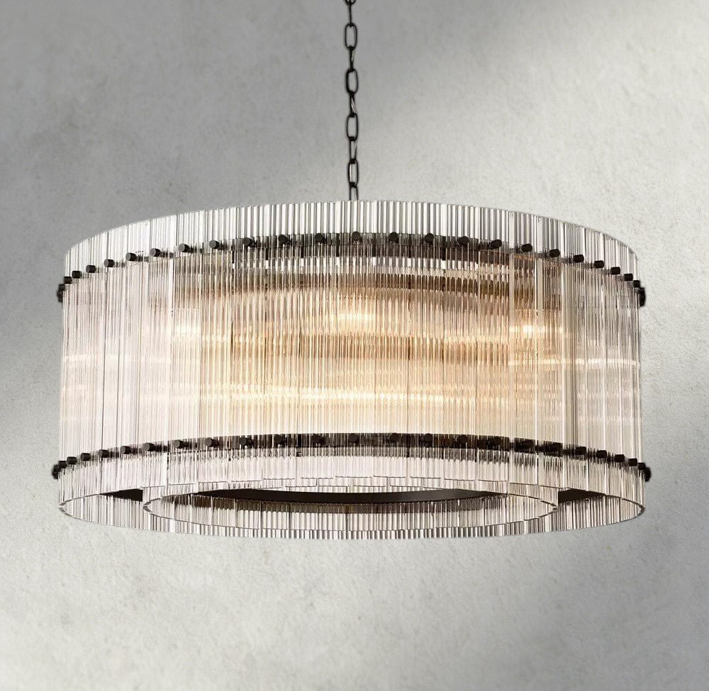 Sun Merca Round Chandelier 22", 37", 48", 60" - GILDLAMPS