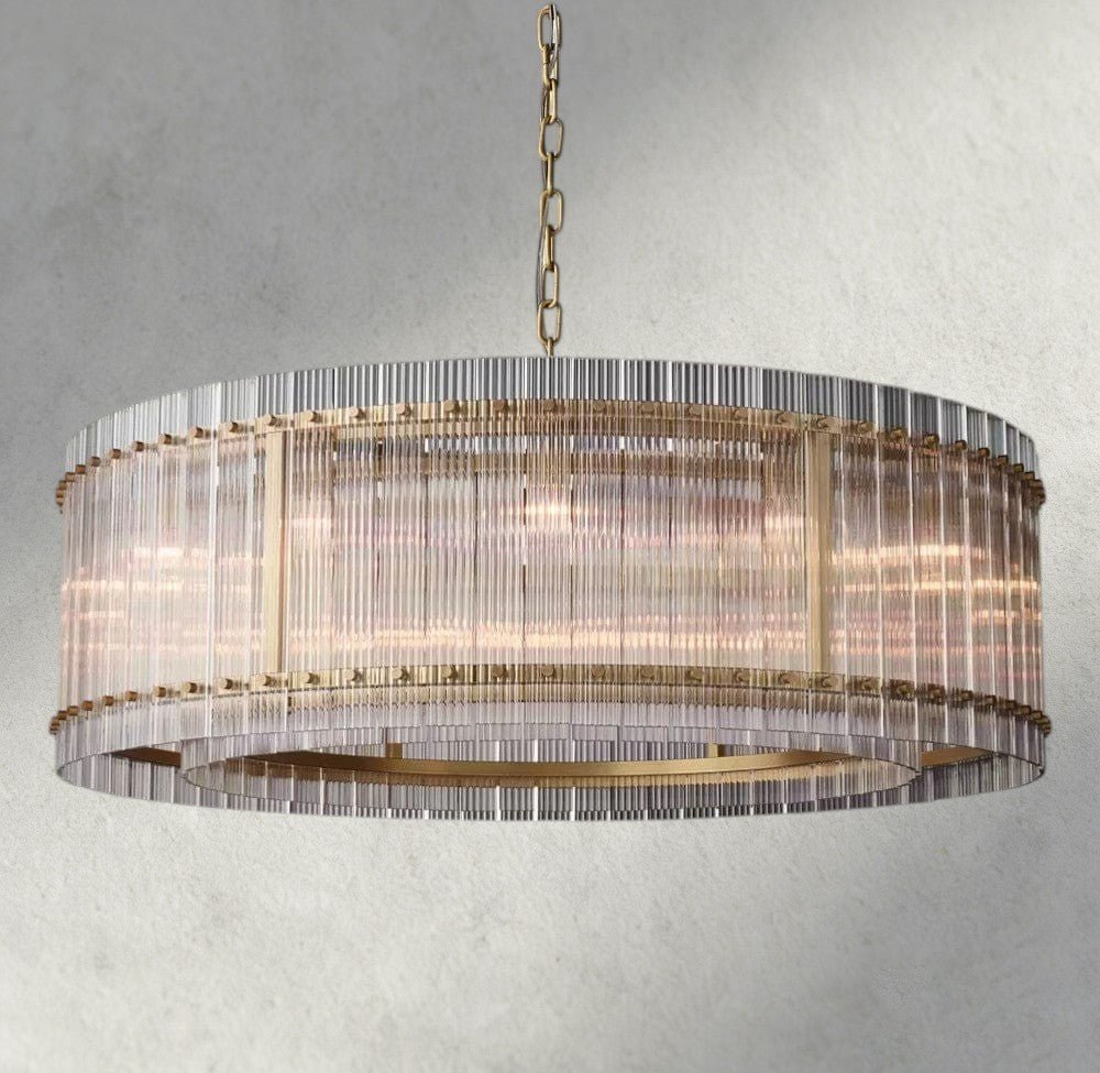 Sun Merca Round Chandelier 22", 37", 48", 60" - GILDLAMPS