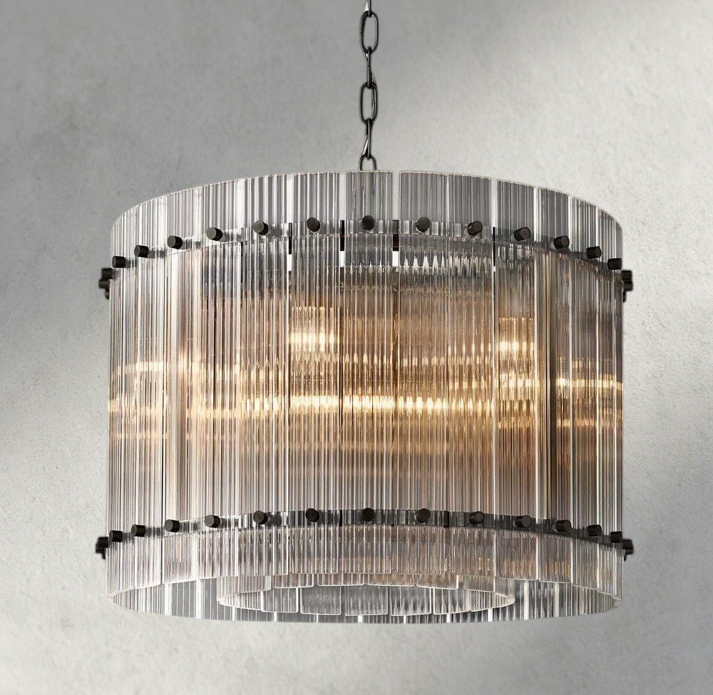 Sun Merca Round Chandelier 22", 37", 48", 60" - GILDLAMPS